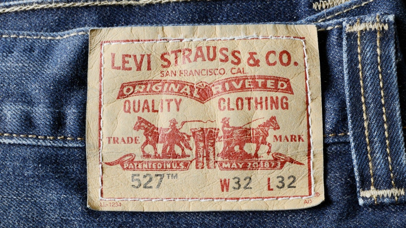 levi jeans stock